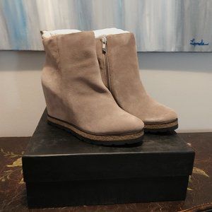 DKNY Tan Ankle Boots